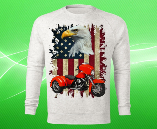 mikina s motorkou Harley Davidson III