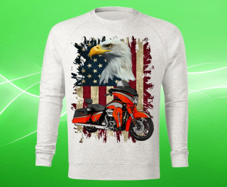 mikina s motorkou Harley Davidson IV