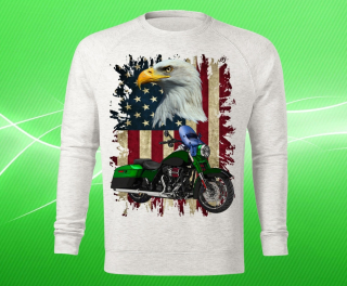 mikina s motorkou Harley Davidson VI