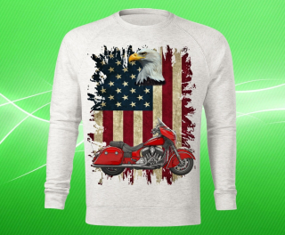 mikina s motorkou Indian