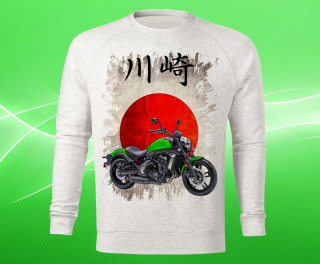 mikina s motorkou KAWASAKI  VULCAN I