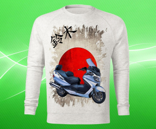 mikina s motorkou Suzuki Burgman 650