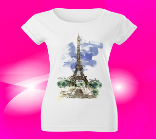 Dámské tričko Paříž