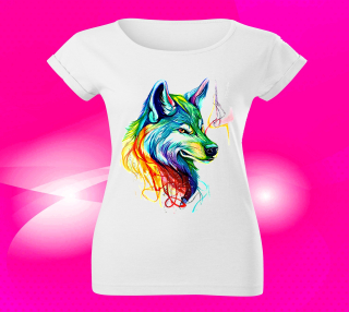 Dámské tričko s vlkem