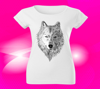 Dámské tričko s vlkem II