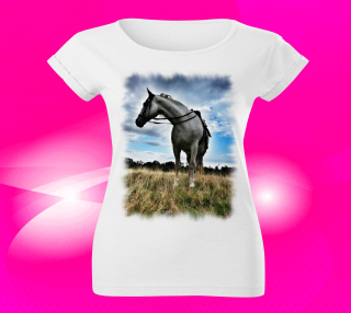 Dámské tričko s koněm II