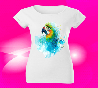 Dámské tričko s papouškem I