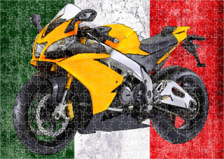 puzzle s motorkou Aprilia