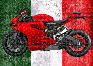 puzzle s motorkou Ducati