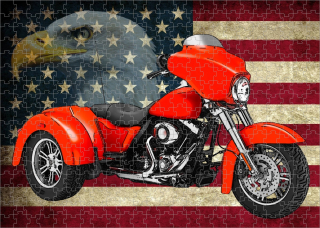 puzzle s motorkou Harley Davidson V