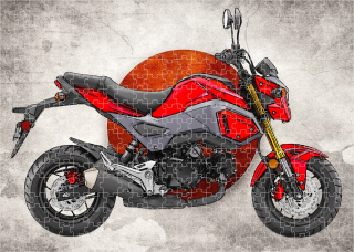 puzzle s motorkou HONDA GROM