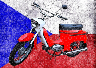puzzle s motorkou pyonír 21 sport