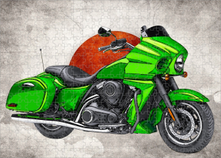 puzzle s motorkou KAWASAKI  VULCAN 1700