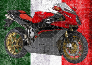 puzzle s motorkou MV AGUSTA