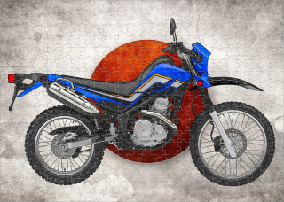 puzzle s motorkou YAMAHA XT250