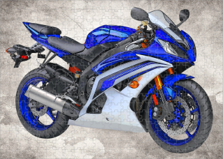 puzzle s motorkou YAMAHA YZF-R6