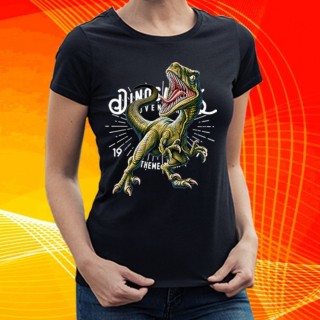 dámské tričko s dinosaurem
