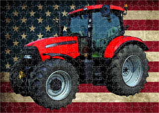 puzzle s traktorem Case IH Puma 140