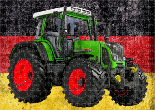 puzzle s traktorem Fendt