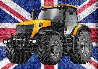 puzzle s traktorem JCB 7230