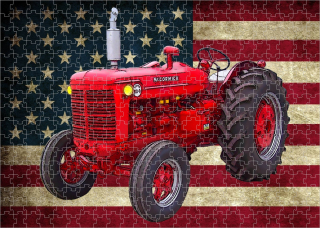 puzzle s traktorem McCormick super WD-9