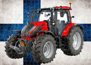 puzzle s traktorem Valtra N4