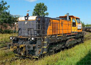 puzzle s lokomotivou 741 722