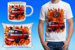 dárkový set hasiči ŠKODA 706 RTHP