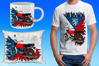 dárkový set s motorkou 50 typ 23 Mustang