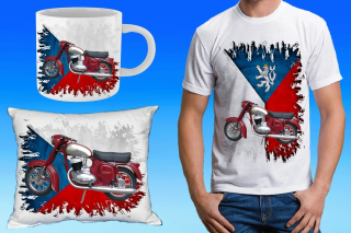 dárkový set s motorkou 250 TYP 559 03 PANELKA