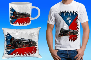 dárkový set s lokomotivou  475 