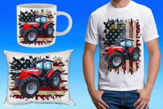 Massey Ferguson 7718 dárkový set  