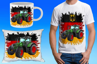 Fendt II dárkový set s traktorem 