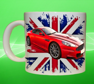 Moon River Aston Martin DBS hrnek s autem 
