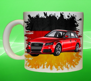 Moon River AUDI A4 AVANT RED hrnek s autem