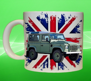hrnek s Land Rover Defender