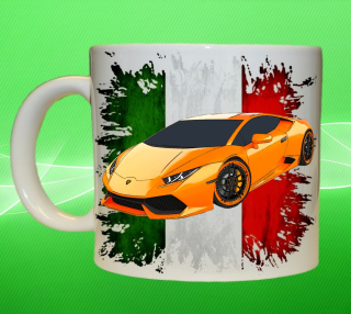 hrnek s Lamborghini Huracán