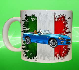 hrnek s Fiatem Fiat 124 Spider