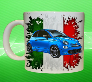 hrnek s Fiatem Fiat 500S 