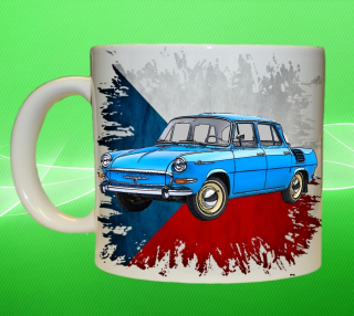 hrnek s autem  České auta 8