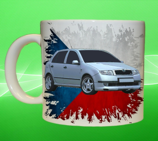 hrnek s autem  České auta 12