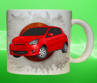 hrnek s Mitsubishi Mirage