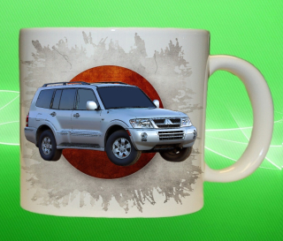 hrnek s Mitsubishi Montero