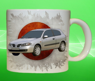 hrnek s Nissan Almera 