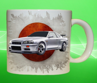 hrnek s Nissan Skyline GTR