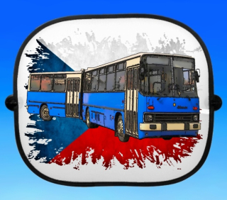 Moon River IKARUS 280 stínítko do auta s autobusem  