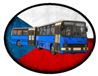 nášivka s autobusem IKARUS 280