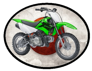 nášivka Kawasaki KLX