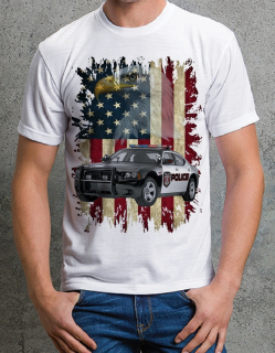 tričko policie USA 122