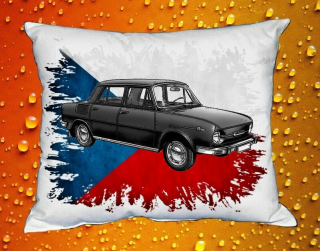 Polštář s Českým autem 001
